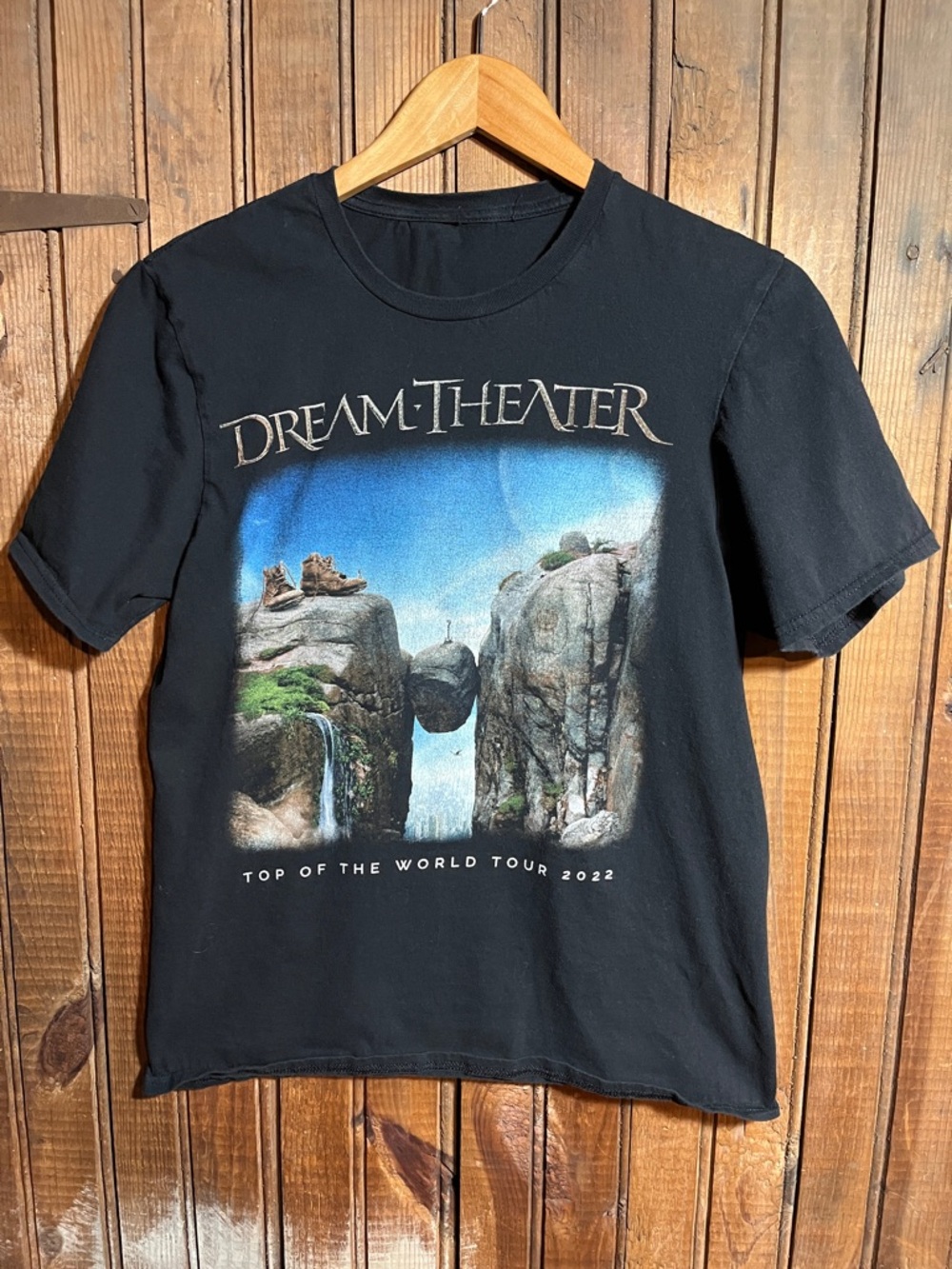 Dream Theater 'Top of the World Tour 2022' Black Graphic Tee